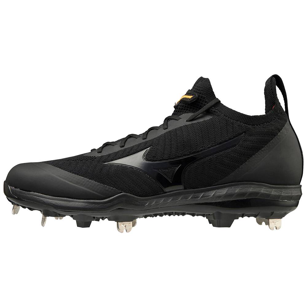 Zapatos Para Beisbol Mizuno Pro Dominant Knit Metal Para Hombre Negros 7548213-KQ